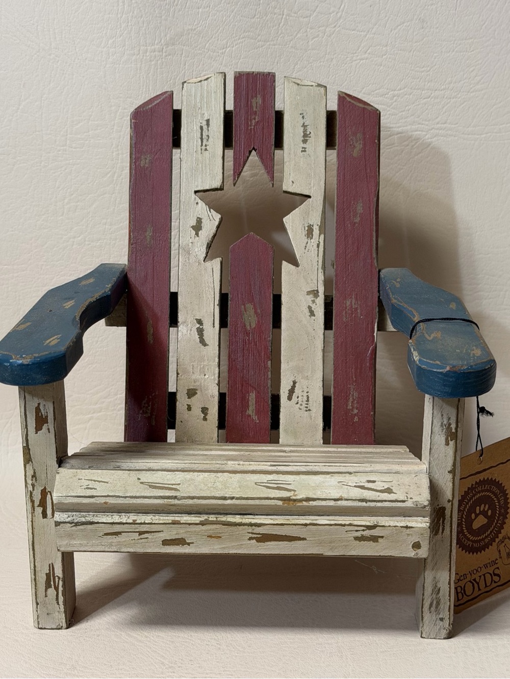 Boyds Collection Wood Adirondack Chair NWT